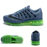 nouvelle nike frau air max 2016 flyknit green top blue